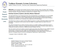 Tablet Screenshot of nonlineardynamics.itu.edu.tr