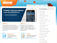 Tablet Screenshot of ninova.itu.edu.tr