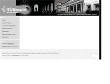 Tablet Screenshot of mimarlik.itu.edu.tr