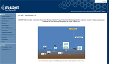 Desktop Screenshot of esonet.marmara-dm.itu.edu.tr