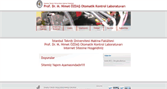 Desktop Screenshot of kontrol.mkn.itu.edu.tr