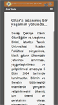 Mobile Screenshot of klasikgitar.itu.edu.tr