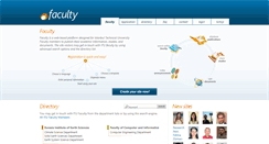 Desktop Screenshot of faculty.itu.edu.tr