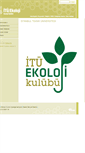 Mobile Screenshot of ekoloji.itu.edu.tr
