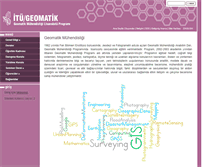 Tablet Screenshot of geomatiklu.itu.edu.tr