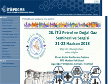 Tablet Screenshot of petrol.itu.edu.tr